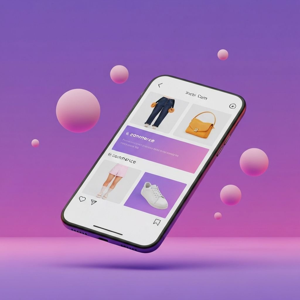 Social media ad mockup