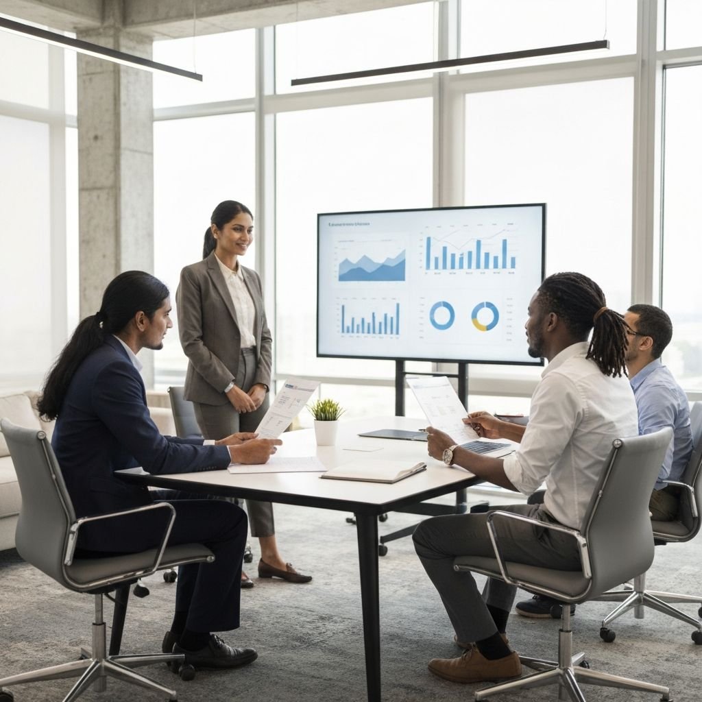 MetaByAdx team reviewing performance